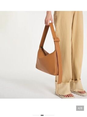 Status Anxiety Cognac Pebbled Leather Shoulder Bag